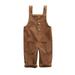 Bagilaanoe Newborn Baby Girl Boy Corduroy Jumpsuit Adjustable Strap Print Romper Overalls 6M 12M 2T 3T 4T 5T Kids Long Pants Casual Outfits