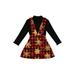 Baby Girl Fall Winter Clothes Set Solid Turtleneck Ruffles Sweater Tops Plaid Suspender Skirt Overall Dress