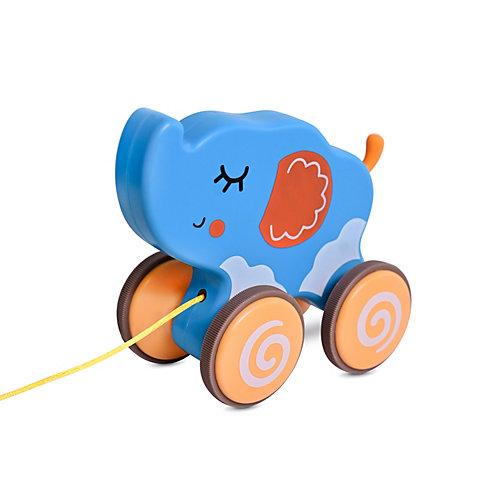 Nachziehspielzeug Tiere mit vier Rädern Nachziehspielzeug blau