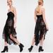 Free People Dresses | Free People Brand New Strapless Dress | Color: Black/Cream | Size: 0