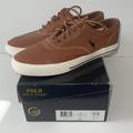 Polo By Ralph Lauren Shoes | Men’s Polo Ralph Lauren Vaughn Tan Soft Leather Sneaker. | Color: Brown/Tan | Size: 13