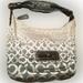 Coach Bags | Coach Kristin Op Art Signature Ombre Hobo Shoulder Handbag 16792 | Color: Gray/Silver | Size: 13” W X 11”H X 3” D X 9” Shoulder Strap