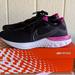 Nike Shoes | 106. Nike Renew Run Shoes Women's In Black/White/Fire Pink/Metallic Dark Grey | Color: Black/Red | Size: 6