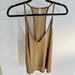 Free People Tops | Intimately Free People Ribbed V Neck Tank Top Size S | Color: Tan | Size: S