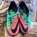 Nike Shoes | Nike Skin Hypervenom X Futsal Boys Green And Orange Boys Size 2.5y | Color: Green/Orange | Size: 2.5b