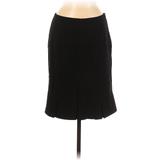 Studio M Casual Skirt: Black Solid Bottoms - Women's Size 6