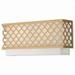 2 Light Ada Wall Sconce in Glam Style 16 inches Wide By 7 inches High-Softgold Finish Bailey Street Home 218-Bel-2513125