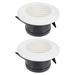 2Pcs Air Conditioner Air Vent Round Air Vent Louver Grille Cover Vent for Home