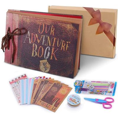 Benobby Kids - Photo Album Our Adventure Book, Diy Scrapbook (19x30 cm, 80 Cardboard Pages),