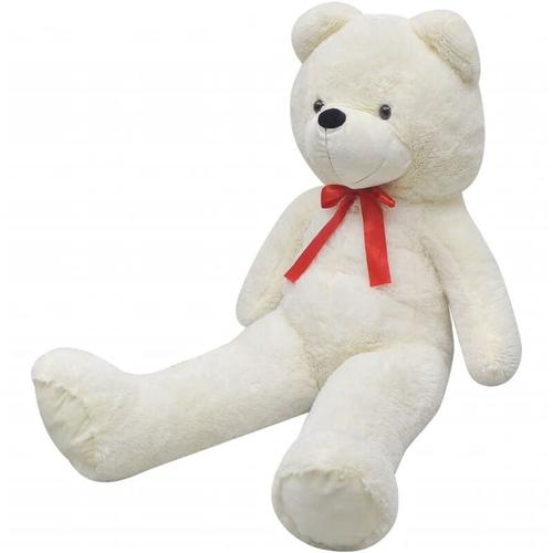Teddybär Kuscheltier Plüsch Weiß 170 cm