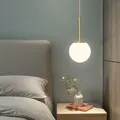 Plafonnier LED en frêne composé de boules de verre design moderne éclairage d'intérieur luminaire