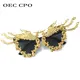OEC CPO-Lunettes de soleil pour femmes à la mode avec dragon et phénix punk couleur or O992