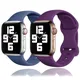 Bracelet Sport en Silicone pour Apple Watch série 7 5 4 3 2 1 6 se 44mm 40mm Bracelet en caoutchouc