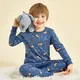 Ensemble de pyjama en coton imbibé de dessin animé pour enfants vêtements de nuit pour bébés