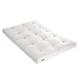 Matelas futon coton traditionnel, 13cm ecru 160x200