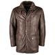 Lederjacke JCC "JCC-09-703" Gr. 54, braun (dark brown) Herren Jacken Übergangsjacken