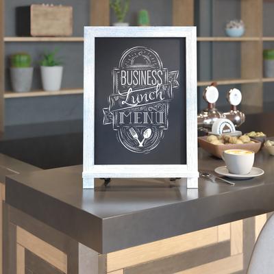 10 Pack Tabletop or Wall Mount Magnetic Chalkboard...