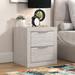 GALANO Harlowin 2-Drawer Bedside Table Cabinet Nightstand w/Drawers Storage 20.3 in. × 16.3 in. × 18.9 in.