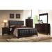 Coaster Furniture Carlton Upholstered Bedroom Set Cappuccino