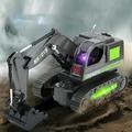 Holiday Savings! Feltree Remote Control Electric Universal Light Music Excavator Children s Simulation Excavator Engineering Vehicle Model Boy Toy Car Toy Clearance Sale Black