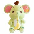 Baby Toys Baby Animated Stuffed Plush Elephant Cute Elephant Stuffed Animal Toy Cartoon Banana Baby Elephant Plush Toy Proboscis Baby Elephant Doll Doll Perfect Gifts for Kids Kids Toys