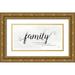 Rae Marla 14x9 Gold Ornate Wood Framed with Double Matting Museum Art Print Titled - Family - A Whole Lot of Love