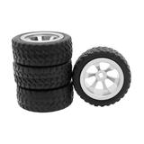 4 Pieces Non- Wheel Tires Replacement Accessories :28 Remote Control Race Car - 30mm
