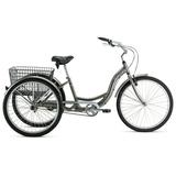 Schwinn Meridian Adult Tricycle 26-Inch Silver