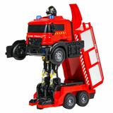 Kidplokio 2 in 1 Transforming Toys Robot Fire Truck RC Car Boys Ages 6 Plus