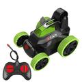 Christmas Gift! Feltree RC Cars and Vehicles Christmas Gift for Kid Child Boy Remote Control Car Lying Down Walking 360 Degree Dump Car Lights Music Stunt Roll Children Boy Girl Toy Car Green