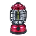 Holiday Savings 2022! Feltree LED Camping Lantern Rechargeable Portable Outdoor Camping Tent Light With Luminance Adjustabl-e LED Barn Lantern Lamp For Camping Hiking Hurrican-e Red ABS