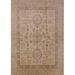 Ahgly Company Machine Washable Indoor Rectangle Industrial Modern Light Copper Gold Area Rugs 2 x 4