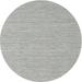 Ahgly Company Machine Washable Indoor Round Contemporary Grey Gray Area Rugs 6 Round