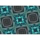 Ahgly Company Machine Washable Indoor Rectangle Transitional Dark SlateGray or Dark SlateGrey Green Area Rugs 2 x 3