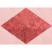 Ahgly Company Machine Washable Indoor Rectangle Transitional Deep Rose Pink Area Rugs 4 x 6