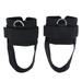 Frcolor 2pcs Ankle Strap Padded D-ring Ankle Cuffs for Gym Workouts Cable Machines Butt and Leg Weights Exercises (Black)