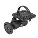 360 Degree Rotatable Ball Mount with Fish Finder and Universal Mounting Plate Kayak Accessories Round Base