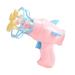 Baby Toys Bubble Machine for Kids Fan Bubble Machine Blower With 120Ml Bubble Water for Toddlers Boys Girls Baby Bath Showers Wedding Indoor Outdoor Automatic Maker Kids Toys Plastic Pink