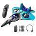 V17 Remote Control Plane 2.4Ghz Foam Rc Airplanes Helicopter Quadcopter For Adults Kids Spinning Drone Gravity Sensing Stunt Roll Cool Light Gifts For Kids Boys