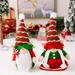 Christmas Gnome Plush Elf Decorations - 2 Pack Mr and Mrs Xmas Holiday Handmade Scandinavian Tomte for Christmas Decorations - Tiered Tray Decor Holiday Presents Home Office Table Decorations