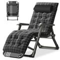 NAIZEA Zero Gravity Chair Oversize Patio Chair Lawn Chair Flolding Recliner Lounge Chair