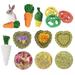 sdghg Rabbit Chew Toys Chew Treats and Balls for Rabbit Bunny Chinchilla Guinea Pig Hamster Bunny Teeth Care