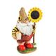 Bee Day Gnome Statue Bumble Bee Ornament with Sunflower Resin Garden Dwarf Bumble Bee Ornament with Sunflower Resin Garden Dwarf Outdoor Decor Bee Day Gnome Statue for Home Shelf Fat Man