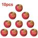 10pcs Large Artificial Fake Red Green Apples Fruits Kitchen Home Food Decor