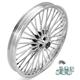 Chrome 21x2.15 Fat Spoke Front Wheel Rim Single Disc for Harley Dyna Street Bob FXDB FXDWG FXDL