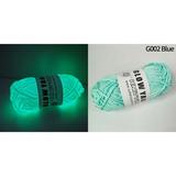 Glowing Hook Needle Knit Yarn Polyester Manual Knitting Ensure The Definition Of Stitches With Good Structure And Neat Needle Can Be Used To Make Clothing Blanket Stoys And Other Accessories Green