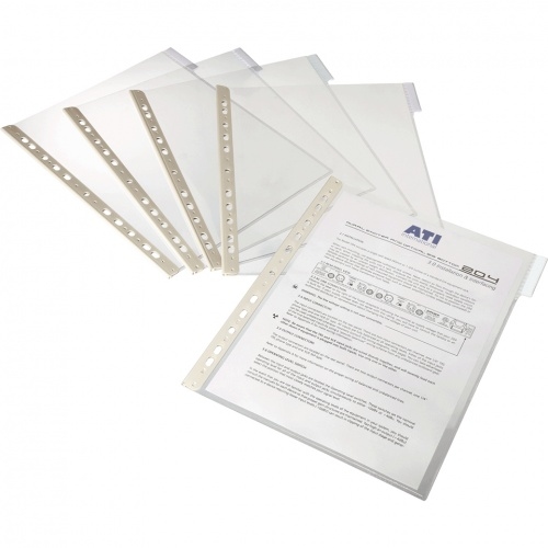 DURABLE FUNCTION Sichttafel-System, transparent, doku.echte Folie, DIN A4, 5/VE Image