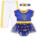 Infant Royal/White Los Angeles Rams Tailgate Tutu Game Day Costume Set