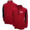 Men's Franchise Club Scarlet Nebraska Huskers Flex Thermatec Quarter-Zip Jacket