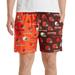 Men's Concepts Sport Brown/Orange Cleveland Browns Breakthrough AOP Knit Split Shorts